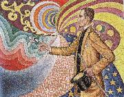 Paul Signac portrait of felix feneon opus oil painting reproduction